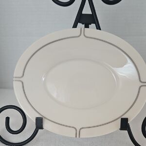 Franciscan Vintage Ivory Sliver Lining Mid- Century China Silver Trim